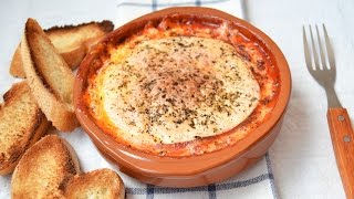 Queso Provolone con Tomate al Horno  Recetas de aperitivo fáciles [upl. by Carmelia224]