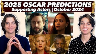 2025 Oscar Predictions  Supporting Actors  October 2024 [upl. by Ameehs]