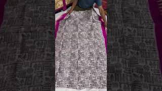 Puresilk block print saree With silkmark aabhafashion onlineshopping [upl. by Ahsiruam]