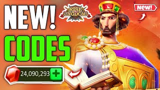 New Codes⚠️ RISE OF KINGDOMS REDEEM CODES 2024  RISE OF KINGDOMS CODES  ROK CODES [upl. by Nahsab908]