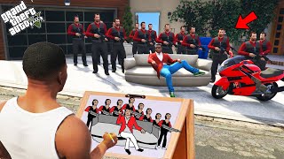 Franklin Uses Magical Painting To Become Biggest Most Popular Gang Leader In Gta 5 [upl. by Jansen]