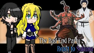 NTR The Bad End Party React To Lihan As Sukuna  Gacha React [upl. by Anastassia]