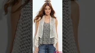 Stylish Crochet Shrug designs [upl. by Nayrbo]