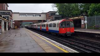 Piccadilly Line 1973 Stock pulls into Sudbury Hill [upl. by Oeht117]