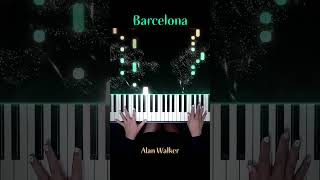 Alan Walker Ina Wroldsen  Barcelona Piano Cover Barcelona AlanWalker PianellaPianoShorts [upl. by Yerhpmuh]