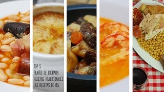 TOP 5 PLATOS DE CUCHARA  Mis mejores recetas tradicionales de invierno [upl. by Ester734]