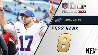 8 Josh Allen QB Bills  Top 100 Players of 2023 [upl. by Aineles]