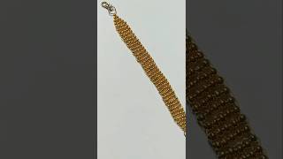 Diy seed bead bracelet youtubeshorts diybracelets handmade beadcraft [upl. by Nelhsa]