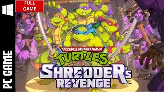 Teenage Mutant Ninja Turtles Shredders Revenge  Full Game 4K [upl. by Einotna]