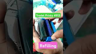 how to Repair Trodat Printy 4913 trodat inkrefill viral shorts [upl. by Beck]