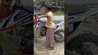 Tutorial Pakai Trail Kopling Manual trail motor motorcross [upl. by Frieda]