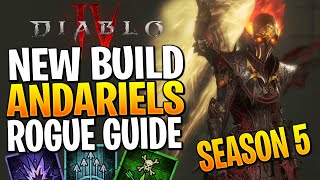 NEW S5 ANDARIELS ROGUE BUILD IS THE NEW META Diablo 4 Rogue Build Season 5 [upl. by Drallim]