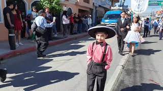 DESFILE DE APERTURA FERIA SALCAJÁ QUETZALTENANGO quotSALCAFER2024quot [upl. by Moretta]