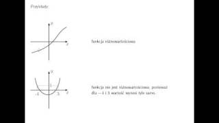 Różnowartościowość funkcji [upl. by Pauline903]