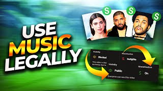 How to USE COPYRIGHTED MUSIC in your Montages amp Edits LEGALLY on YouTube 2024 [upl. by Hewitt965]