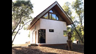 HempCrete house  Start to finish awesome timelapse [upl. by Auqeenahs]