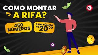 ✅ RIFINHA ONLINE  Como fazer uma Rifinha Online de 25 números e lucrar R40000 por semana [upl. by Bernardine]