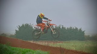 Weedon MX Track KTM XCF 250 My GoPro Laps  Bonus Nose Dive 😅 [upl. by Bekha649]