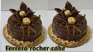 Ferrero rocher cakeferrero rocher cake in malayalamHow to make Ferrero rocher cake [upl. by Eanom]