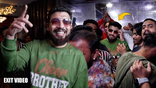 Naezy EXIT VIDEO from Adnaan Shaikh Birthday Party  Naezy with Paps in Lift [upl. by Dorr632]