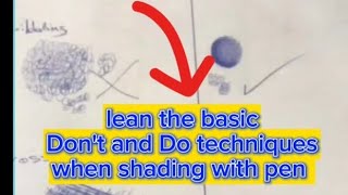 The basic Don’t and Do for beginners when shading with pen [upl. by Cartan]