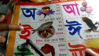 Lets Learn the Bangla Bornamala  Preschool LearningWith Baby [upl. by Hedi546]