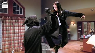 Scary Movie Fighting the killer Matrix style HD CLIP [upl. by Zetrok]