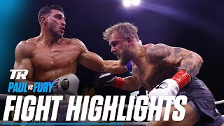 Tommy Fury Upsets Jake Paul By Split Decision  FIGHT HIGHLIGHTS [upl. by Aratahs]