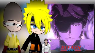 Animes React To Bleach  Bleach  Gacha React [upl. by Yuma]