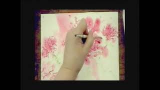 Flowers Drawn and Painted with Caron dquotAche Crayons  Lesson with Karlyn Holman [upl. by Sheeree]