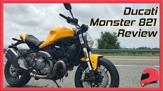 2018 Ducati Monster 821 Review [upl. by Hegyera]