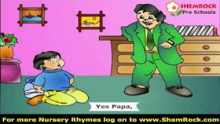 Nursery Rhymes Johnny Johnny Yes Papa Songs with lyrics for PreSchool Kids [upl. by Eveineg821]