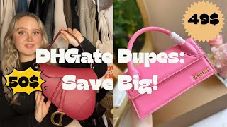 DHGATE UNBELIEVABLE HAUL  LUXURY FALL FASHION TRENDS on a BUDGET [upl. by Levan]