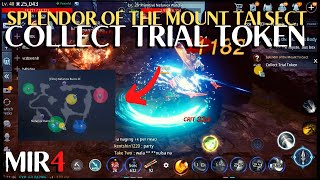 MIR4 SPLENDOR OF THE MOUNT TAI SECT  COLLECT TRIAL TOKEN  QUEST GUIDE [upl. by Nathanial4]