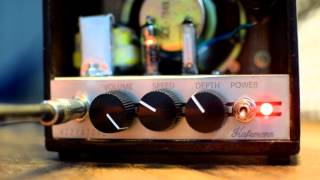 Subminiature tube amplifier with tremolo [upl. by Ayetal]