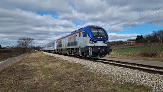 SU160007  IC CZECHOWICZ z Warszawy Wschodniej zbliża się do po Lublin Ponikwoda 18022024 [upl. by Aramat]