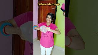 Before Marriage  After Marriage🤭 Reality trending comedy lipinarana funny ytshorts [upl. by Notsob]