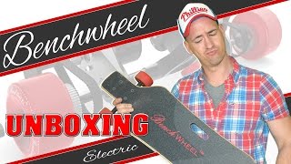 Benchwheel UNBOXINGelectric LongboardSkateboardTestReviewScooterhelden Berlin GermanDeutsch [upl. by Haerb]