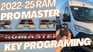 Dodge RAM ProMaster Key programming 20222025 [upl. by Hedaza]