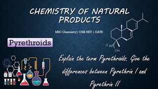 Pyrethroids Differences between Pyrethrin I and Pyrethrin II [upl. by Eirffej]