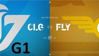 CLG vs FLY Game 1 Highlights  2017 NALCS SPRING SPLIT  WEEK 7 DAY 3 [upl. by Nolyk]