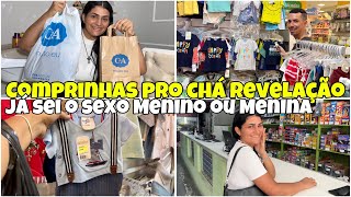 VLOGANDO NA RUA COMPRINHAS PRO CHÁ REVELAÇÃO JÁ SEI O SEXO MENINA OU MENINO SÓ GRATIDÃO [upl. by Hsepid306]