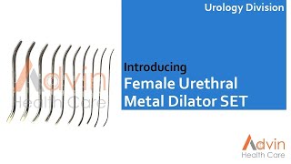 Female Urethral Metal Dilator SET [upl. by Dikmen]