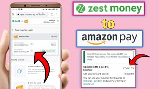 zestmoney to Amazon pay\\zestmoney to Amazon pay voucherzestmoney emi [upl. by Oehsen676]