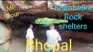 MP Tour Day 3 Bhimbetka Rock shelters Bhopal [upl. by Maguire752]