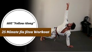 25 Minute Jiu Jitsu Workout  HIIT quotFollow Alongquot [upl. by Zhang]