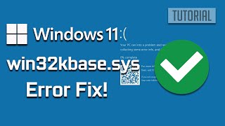 FIX win32kbasesys BSOD Crashwin32kbasesys Blue Screen BSOD Error On Windows 1110 PC [upl. by Hume853]