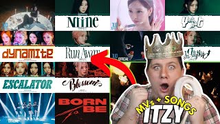 MIDZY Reacting to the ENTIRE BORN TO BE Album by ITZY MVs  SONGS [upl. by Spiegel994]