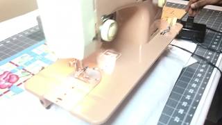 My powerful Necchi Lelia 513 Vintage Sewing Machine [upl. by Anivol]