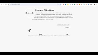 Build a TRex Chrome Dino Runner Game Clone in Browser Using HTML5 CSS3 and Javascript [upl. by Cally]